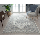 Ver imagem 2 de Tapete Sala Nain Blue 1,50x2,00M Industrializado Estilo Persa Bege