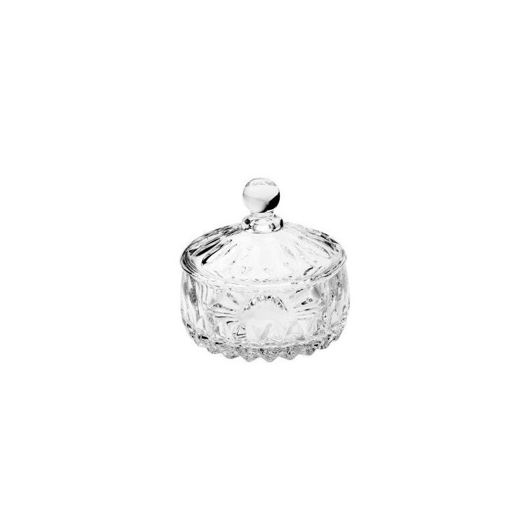 Potiche em Cristal Louise Transparente - Wolff