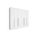 Ver imagem 1 de Guarda Roupa 6 Portas Sevilla c/ 6 Portas e 8 Gavetas Branco/Neve - TCIL Móveis