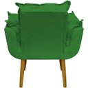 Ver imagem 3 de Kit 2 Poltronas Decorativas Reforçadas para Sala Alice para Recepção Manicure Escritório Suede