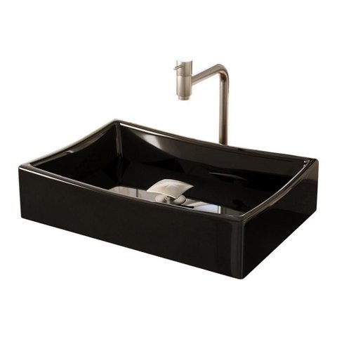 Kit da Cuba Dalla Preta com Torneira Inox e Valvula Click