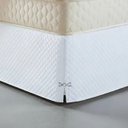 Ver imagem 3 de Saia Box Casal King Branca Matelassado Serve para Cama Baú