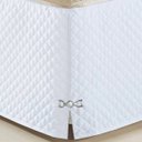 Ver imagem 4 de Saia Box Casal King Branca Matelassado Serve para Cama Baú