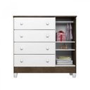 Ver imagem 5 de Cômoda Infantil 1 Porta 4 Gavetas Ariel