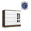 Ver imagem 2 de Cômoda Infantil 1 Porta 4 Gavetas Ariel