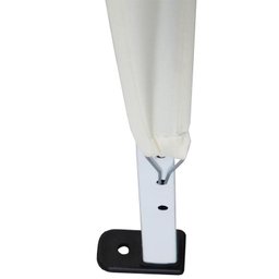 Tenda Gazebo Articulada 2,4x2,4 M Barraca Praia Sanfonada Dobrável Alumínio com Bolsa Importway Iwgz - 4