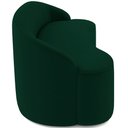 Ver imagem 7 de Sofá 4 Lugares Curvo Sala de Estar Living Lótus D02 Veludo Verde Musgo 280 cm C-303 - Lyam Decor