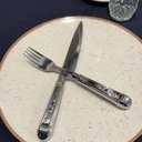 Ver imagem 2 de Jogo 12 Garfos Jumbo Churrasco Aço Inox Prateado Servir Mesa Restaurante Churrascaria
