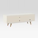 Ver imagem 4 de Bancada Rack TV até 60 polegadas Retro 50 Branco Ac