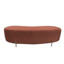 Ver imagem 4 de Puff Decorativo Orgânico Alana Bouclé Terracota