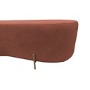 Ver imagem 5 de Puff Decorativo Orgânico Alana Bouclé Terracota