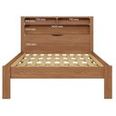 Ver imagem 5 de Guarda Roupa Casal 8 Portas 4 Gavetas Master New com Pés e Cama Casal Invicta Jatobá Acetinado -