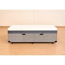 Ver imagem 3 de Cama Box Baú Solteiro Serenelife - Chenille Bege