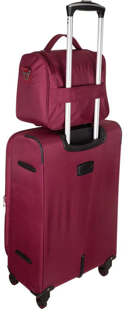 Maleta Frasqueira Viagem Transversal Impermeável Necessaire Pequena Mão Viagem Tiracolo Alça - Verme - 3