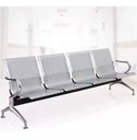 Ver imagem 2 de Cadeira Longarina Aeroporto Cromada 4 Lugares