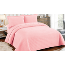 Ver imagem 1 de Kit Colcha Plumê Queen Rosa