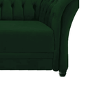 Ver imagem 6 de Sofá Recamier Divã Chesterfield 175cm Sofia Suede Verde Capitonê- Mabe Magazine