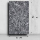 Ver imagem 4 de Placa Revestimento Flexível Mármore Grande de Parede Decorativo Lavável - Autocolante
