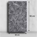 Ver imagem 5 de Placa Revestimento Flexível Mármore Grande de Parede Decorativo Lavável - 90x50cm Autocolante