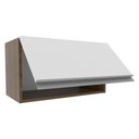 Ver imagem 3 de Armário Aéreo Glamy 60cm 1 Porta Rustic/Branco Madesa