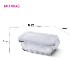 KIT 3 Potes Vidro Hermético 160ml Papinha Neném Bebê Baby - 3