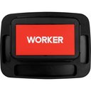 Ver imagem 3 de Banqueta de Mecânico Worker Assento Plástico Base com Rodízios sem Encosto Preto 43.5cm Worker