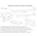 Ver imagem 4 de Kit de acessório parede com suporte celular aço inox Grego Metal CellPhone 100CP