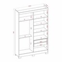 Ver imagem 4 de Guarda Roupa 2030240 4 Portas 2 Gavetas em Mdp Aramóveis