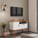 Ver imagem 3 de Rack Sirius 0.9:branco Acetinado/cinamomo