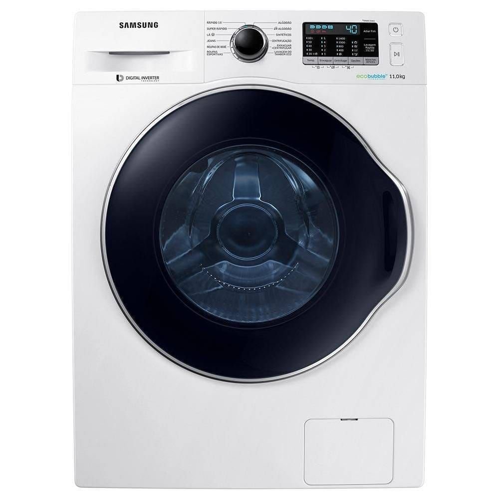 Lavadora de Roupas Samsung 11 Kg Wwd6000 Ww11k6800aw Front Load Branca Menor preço em Lavadora de Roupas Samsung 11 Kg Wwd6000 Ww11k6800aw Front Load Branca