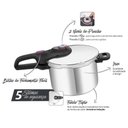 Ver imagem 6 de Panela de Pressão Rochedo Fechamento Externo Inox 6 Litros