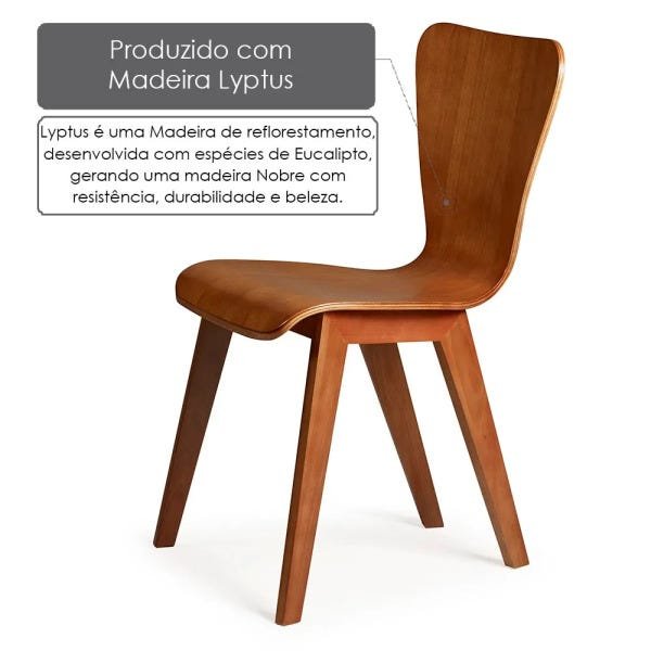 Cadeira Primer - Base com Acabamento Verniz Poliuretano - Madeira ...