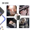 Almofada Inflável Apoio Pés Viagem Avião Escritório Pvc Ajustável 3 Camadas Portátil Conforto - 7