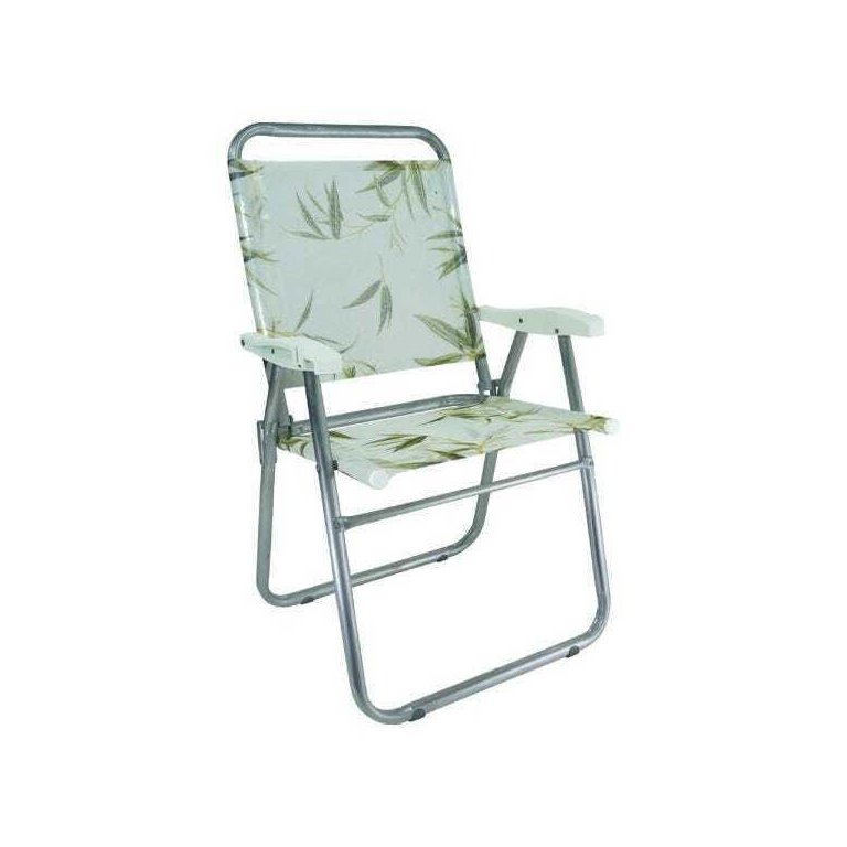 Cadeira de Praia Cancun Plus Colors Bambu 120kg ZAKA