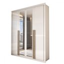 Ver imagem 3 de Guarda-roupa Solteiro Severo 4 Portas 3 Gavetas com Espelho - Panorama Móveis