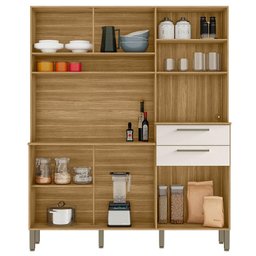 Cozinha Ambiente Montesa 6 Portas e 2 Gavetas Freijó Soft – Kits Paraná - 3