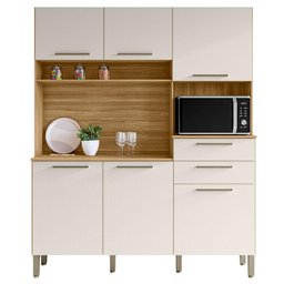 Cozinha Ambiente Montesa 6 Portas e 2 Gavetas Freijó Soft – Kits Paraná - 4