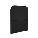 Ver imagem 1 de Cabeceira Estofada Solteiro Alana 90cm Suede Preto