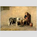 Ver imagem 2 de Quadro Briton Rivière Xii Tela Moldura Bege 63X42Cm