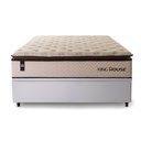 Ver imagem 5 de Conjunto Box Baú Casal Quartzo Branco 138x188x78 c/ Molas Ensacadas