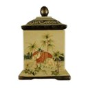 Ver imagem 1 de Tesouro em Cerâmica: Potiche Exclusivo com Alma Tropical e Toque de Majestade