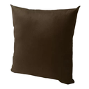 Ver imagem 2 de Kit 2 Capa de Almofada Suede 45 X 45 com Zíper Veludo Liso:marrom