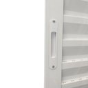 Ver imagem 3 de Porta de Alumínio de Correr Balcão 6 Folhas 210 x 200 Branca Linha 25 com Fechadura
