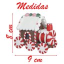 Ver imagem 2 de Kit 4 Enfeites Pendentes para Árvore de Natal Trem Iluminado 9cm
