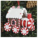 Ver imagem 3 de Kit 4 Enfeites Pendentes para Árvore de Natal Trem Iluminado 9cm