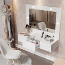 Ver imagem 2 de Penteadeira Camarim Suspensa Sofia Branco