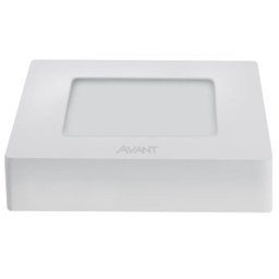 Luminária Quadrada Avant Sobrepor 24w 2050m Bivolt 4000k 30x30cm - 1