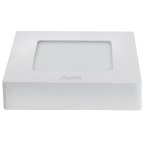 Luminária Quadrada Avant Sobrepor 24w 2050m Bivolt 4000k 30x30cm
