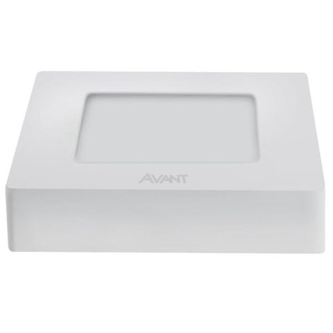 Luminária Plafon Painel Sobrepor Teto Led Quadrado Spot 18w