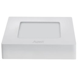 Luminária Quadrada Avant Sobrepor 12w 1050m Bivolt 4000k 17x17cm - 1